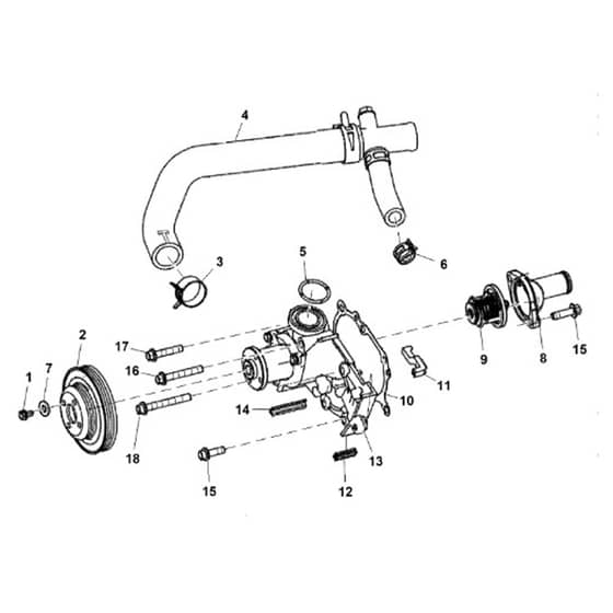 John Deere XUV590E - PC13272 - Water Pump - ST890363