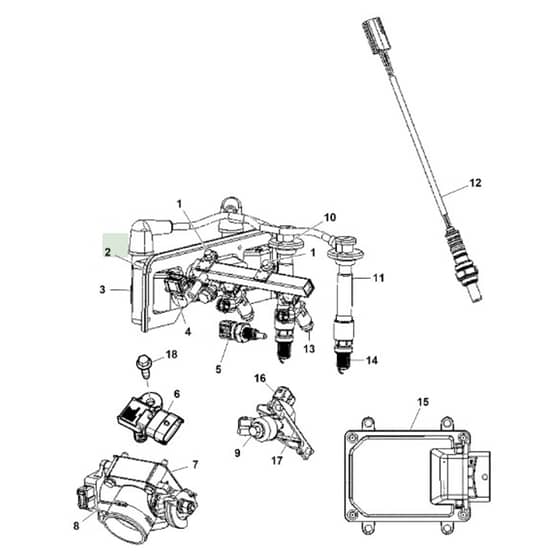 John Deere XUV590E - PC13272 - Electronic Fuel - ST890437
