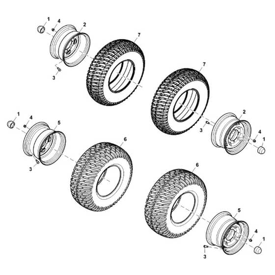 John Deere XUV590E - PC13272 - Wheels - ST891346
