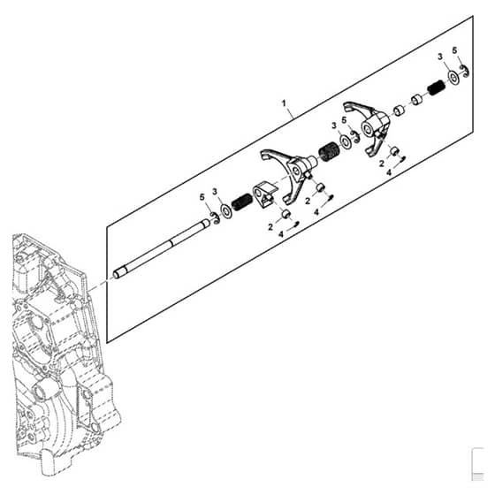 John Deere XUV590E - PC16083 - Fork Kit - ST1001059