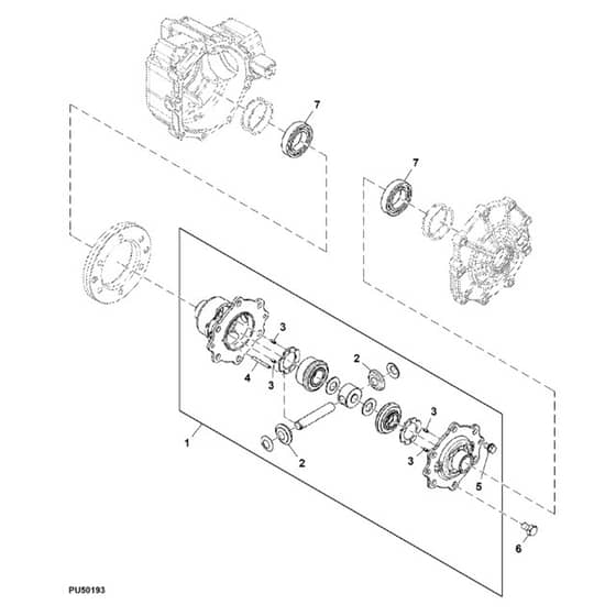 John Deere XUV590E - PC16083 - Differential - ST1001315