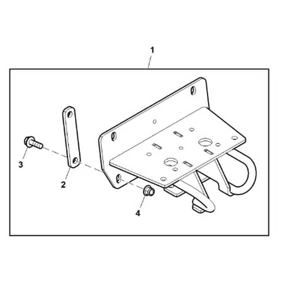 John Deere XUV590E - PC16083 - Front Receiver - ST1003293