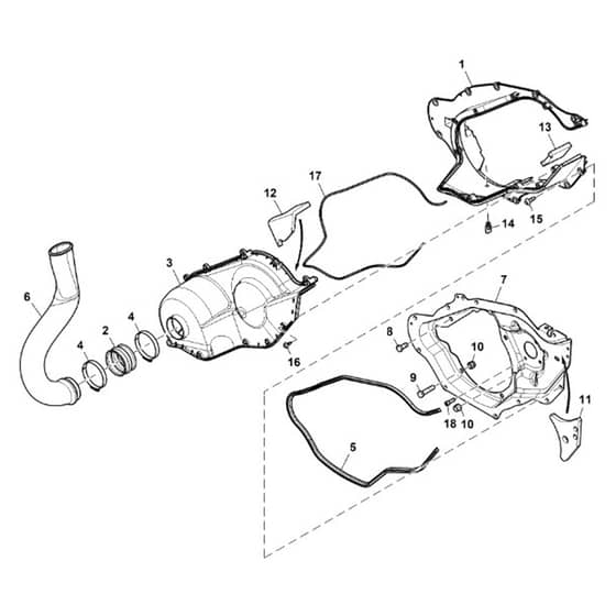 John Deere XUV590E - PC16083 - Clutch Housing - ST1003429