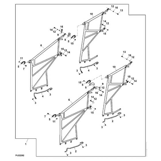 John Deere XUV590E - PC16083 - Net Kit - ST892568