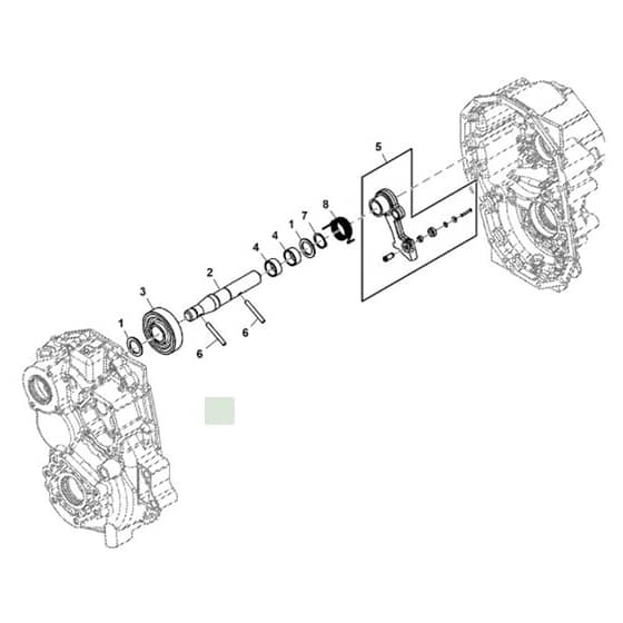 John Deere XUV590E - PC16087 - Reverse Shaft - ST1001044