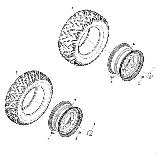 John Deere XUV590E - PC16087 - Wheels - ST1003095