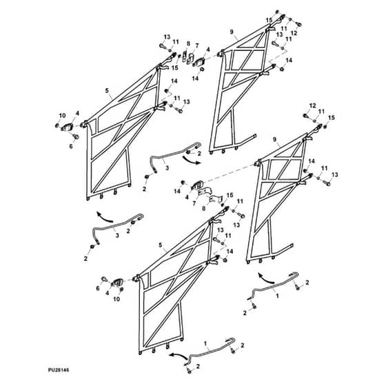 John Deere XUV590E - PC16087 - Occupant Side - ST1003456