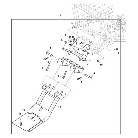 John Deere XUV590E - PC16087 - Front Blade - ST731880