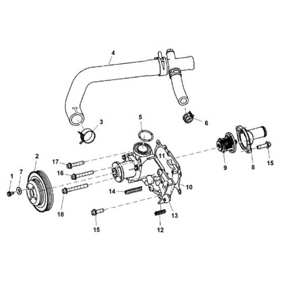 John Deere XUV590i - PC12784 - Water Pump - ST846127
