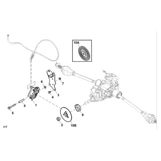 John Deere XUV590i - PC12785 - Park Brake - ST844912