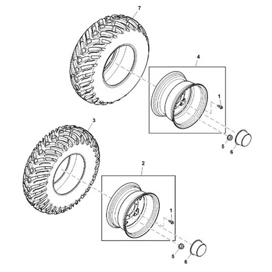 John Deere XUV590i - PC12785 - Wheels - ST847681