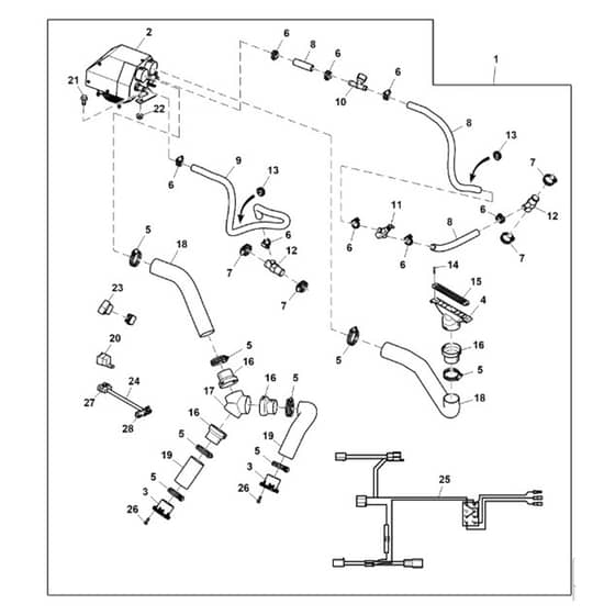 John Deere XUV590i - PC12785 - Heater Kit - ST849174