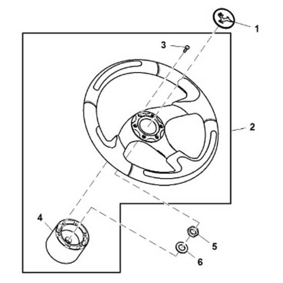 John Deere XUV590i - PC12785 - Sport Steering - ST850480