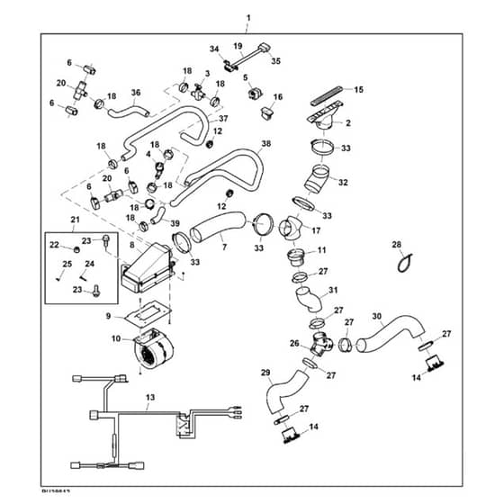 John Deere XUV590i - PC12785 - Heater Kit - ST927464