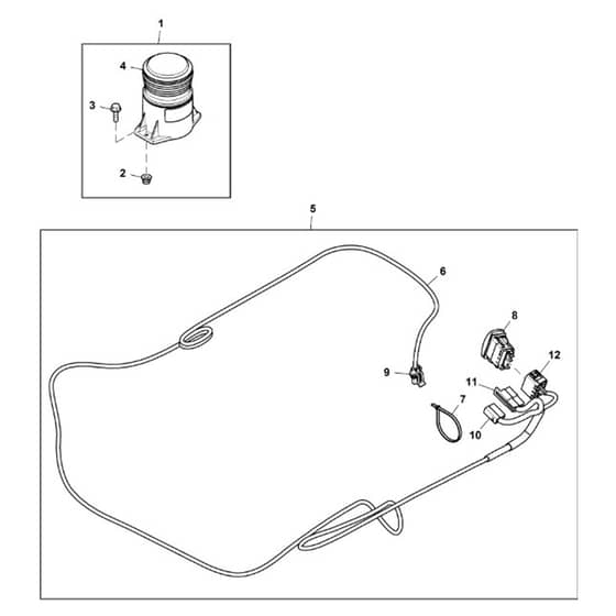 John Deere XUV590M - PC13271 - Beacon Light - ST853517