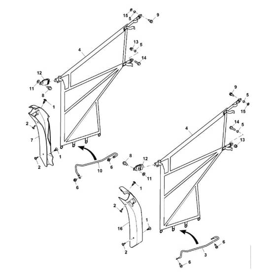 John Deere XUV590M - PC13271 - Occupant Side ( - 020000) - ST892742