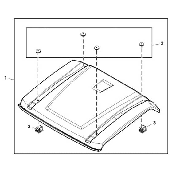 John Deere XUV590M - PC13271 - Occupant Protective - ST893203