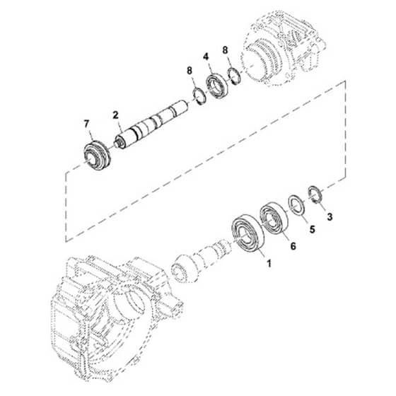 John Deere XUV590M - PC13273 - Input Shaft - ST890459