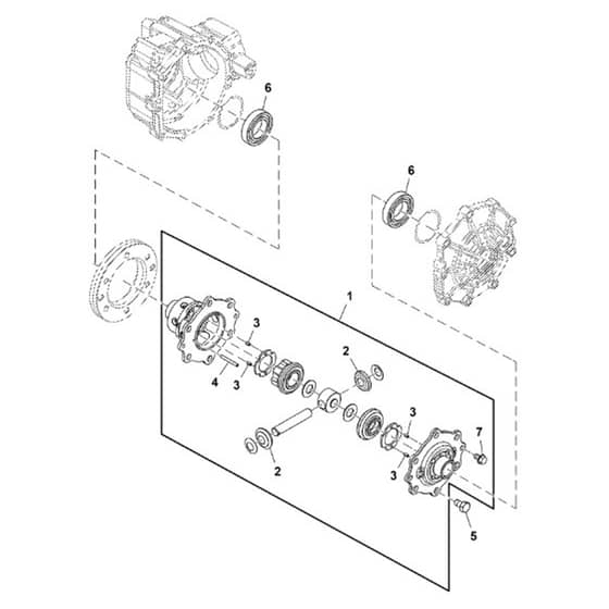 John Deere XUV590M - PC13273 - Differential - ST890461