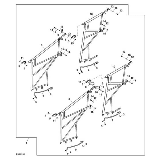 John Deere XUV590M - PC13273 - Net Kit - ST892568
