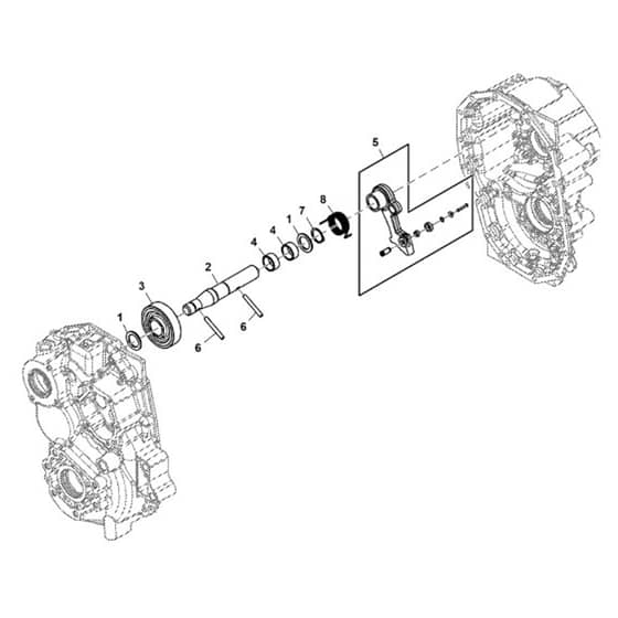 John Deere XUV590M - PC16084 - Reverse Shaft - ST1001044