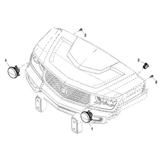John Deere XUV590M - PC16084 - Low Beam - ST1004671