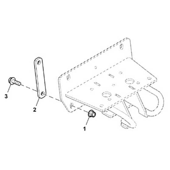John Deere XUV590M - PC16084 - Front Receiver - ST1061929