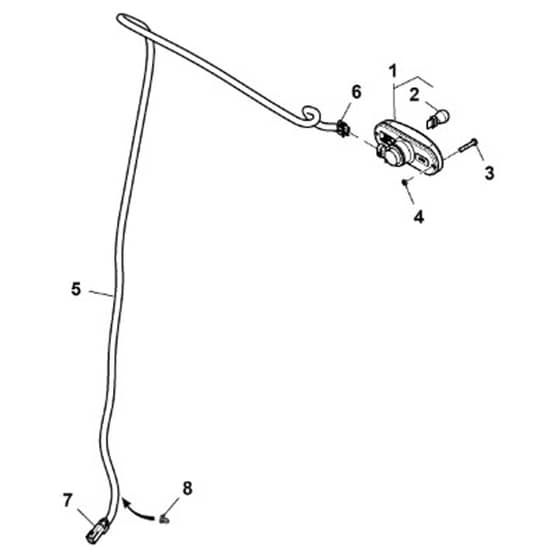 John Deere XUV590M - PC16088 - Brake Light - ST1002723