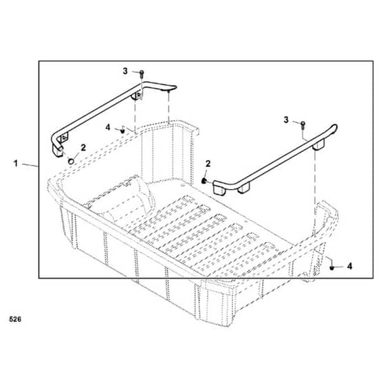 John Deere XUV590M - PC16088 - Cargo Box - ST1003657