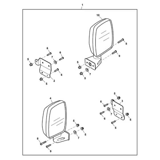 John Deere XUV590M - PC16088 - Poly Cab - ST1009112