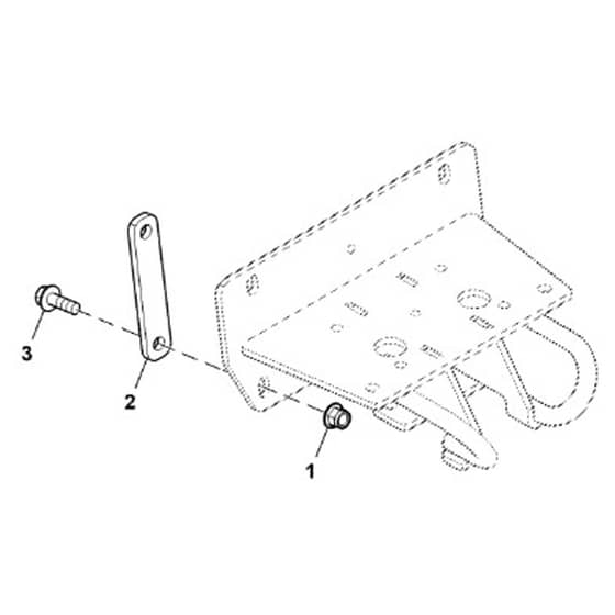 John Deere XUV590M - PC16088 - Front Receiver - ST1061929