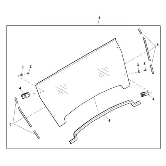 John Deere XUV825E - PC13310 - Half Poly - ST810298