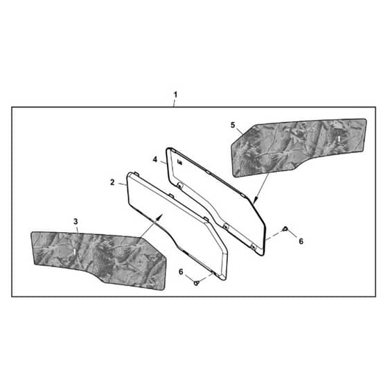John Deere XUV825E - PC13310 - Occupant Side - ST952197