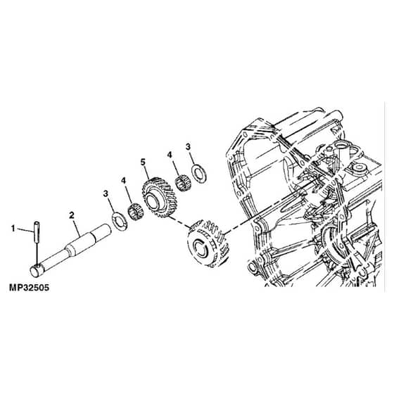 John Deere XUV825i - PC9958 - Reverse Shaft - ST562955