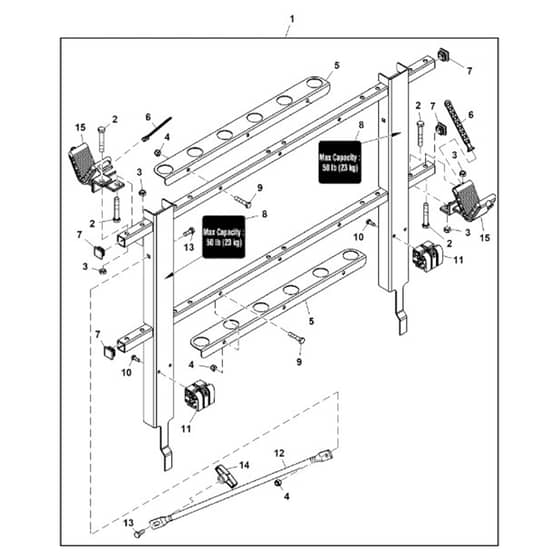 John Deere XUV825i - PC9958 - Side Tool - ST562991