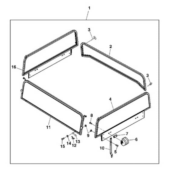 John Deere XUV825i - PC9958 - Side Wall - ST562998