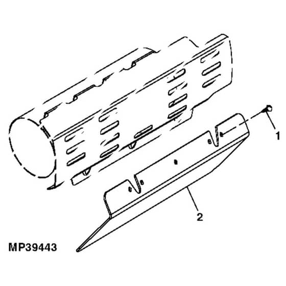 John Deere XUV825i - PC9958 - Heat Shield - ST563089