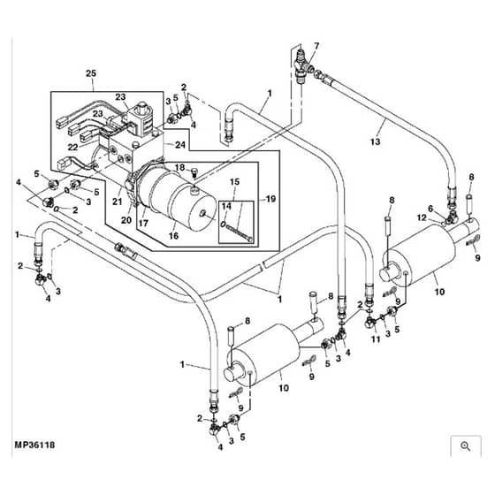 John Deere XUV825i - PC9958 - Hydraulic Pump - ST565298