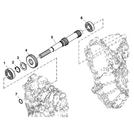 John Deere XUV825i - PC9958 - Input Shaft ( - 060000) - ST575810
