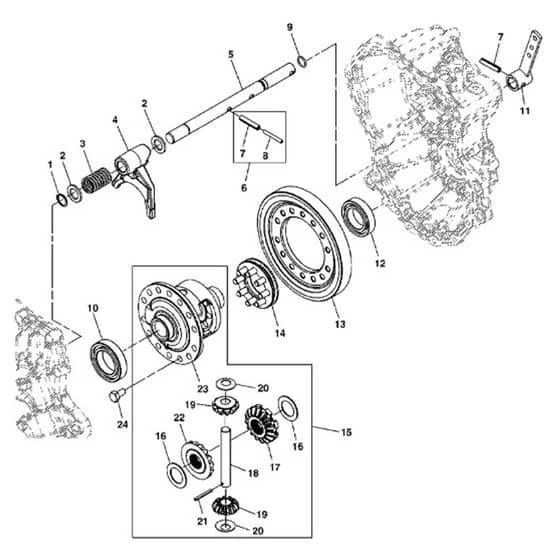 John Deere XUV825i - PC9958 - Differential - ST575814