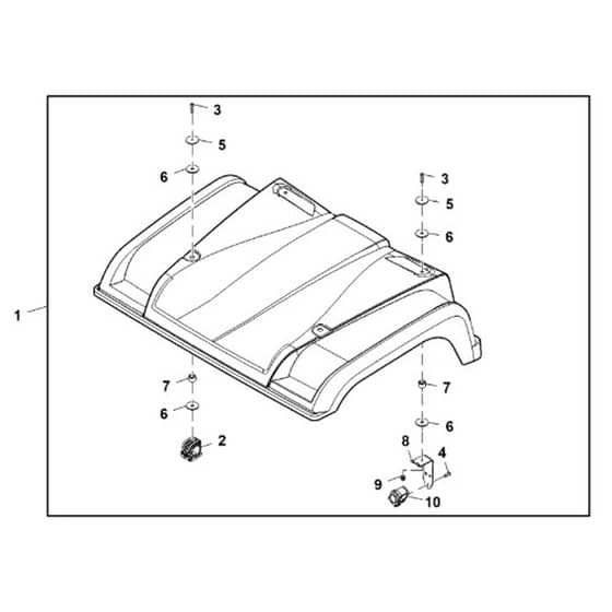 John Deere XUV825i - PC9958 - Occupant Protective (060001 - ) - ST737533