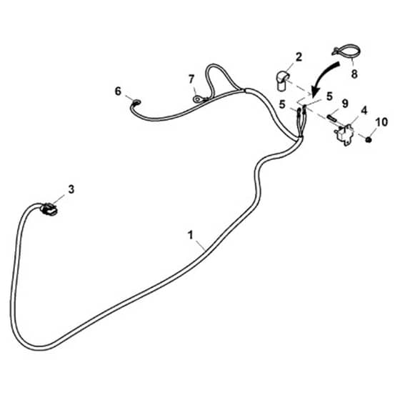 John Deere XUV825i - PC9958 - Wiring Harness (130001 - ) - ST886506