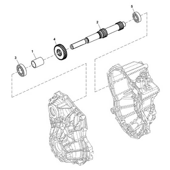 John Deere XUV825M - PC13308 - Input Shaft - ST897101