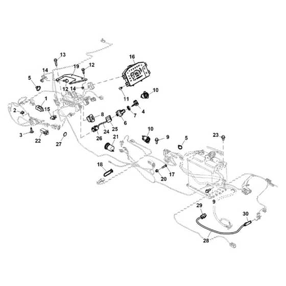 John Deere XUV825M - PC13308 - Instrument Cluster - ST897657