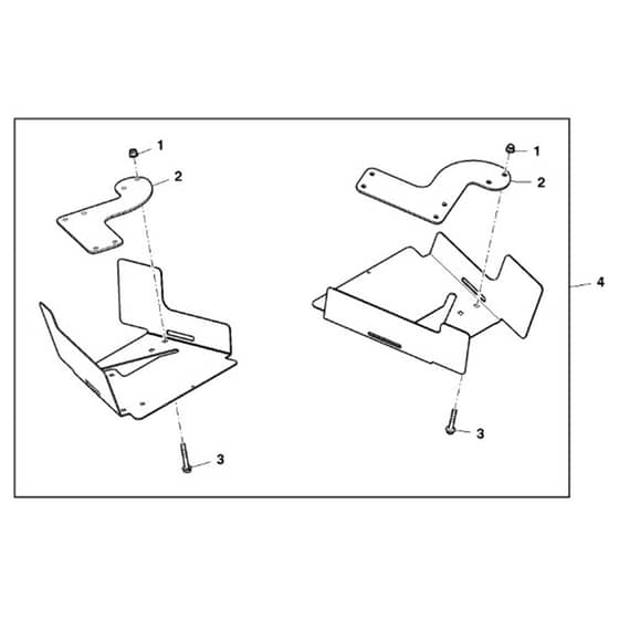 John Deere XUV825M - PC13309 - Guard Kit - ST562979