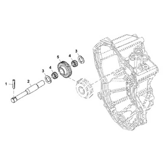 John Deere XUV825M - PC13309 - Reverse Shaft - ST897124