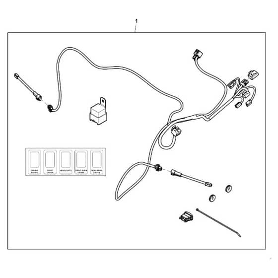 John Deere XUV825M - PC13309 - Brush Guard - ST911083
