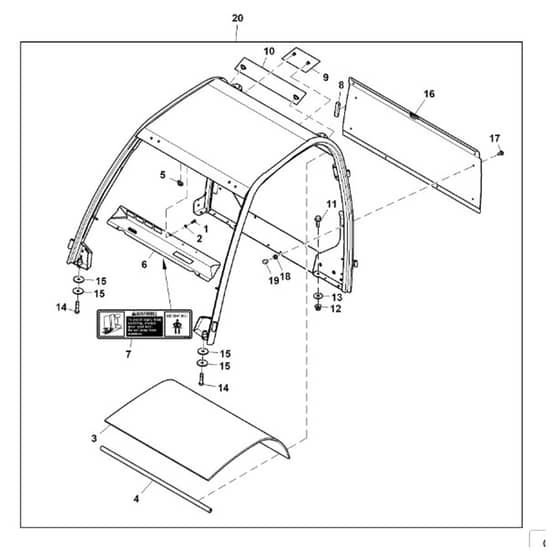 John Deere XUV825M - PC13309 - Deluxe Cab - ST970999