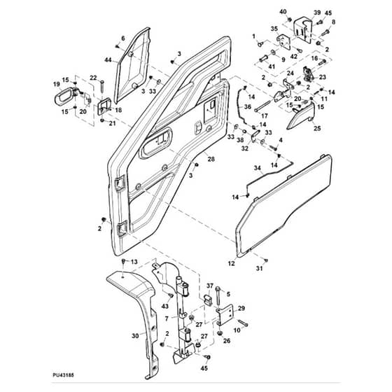 John Deere XUV825M - PC16090 - Doors - ST1002630