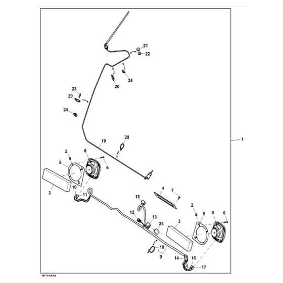John Deere XUV835E - PC13094 - Radio Kit - ST949577